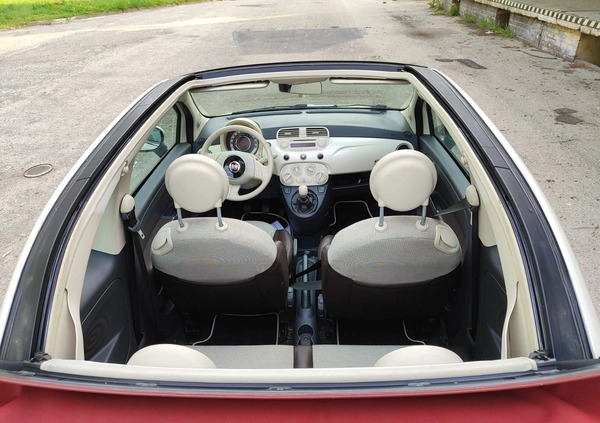 Fiat 500 cena 23500 przebieg: 147870, rok produkcji 2010 z Krotoszyn małe 232